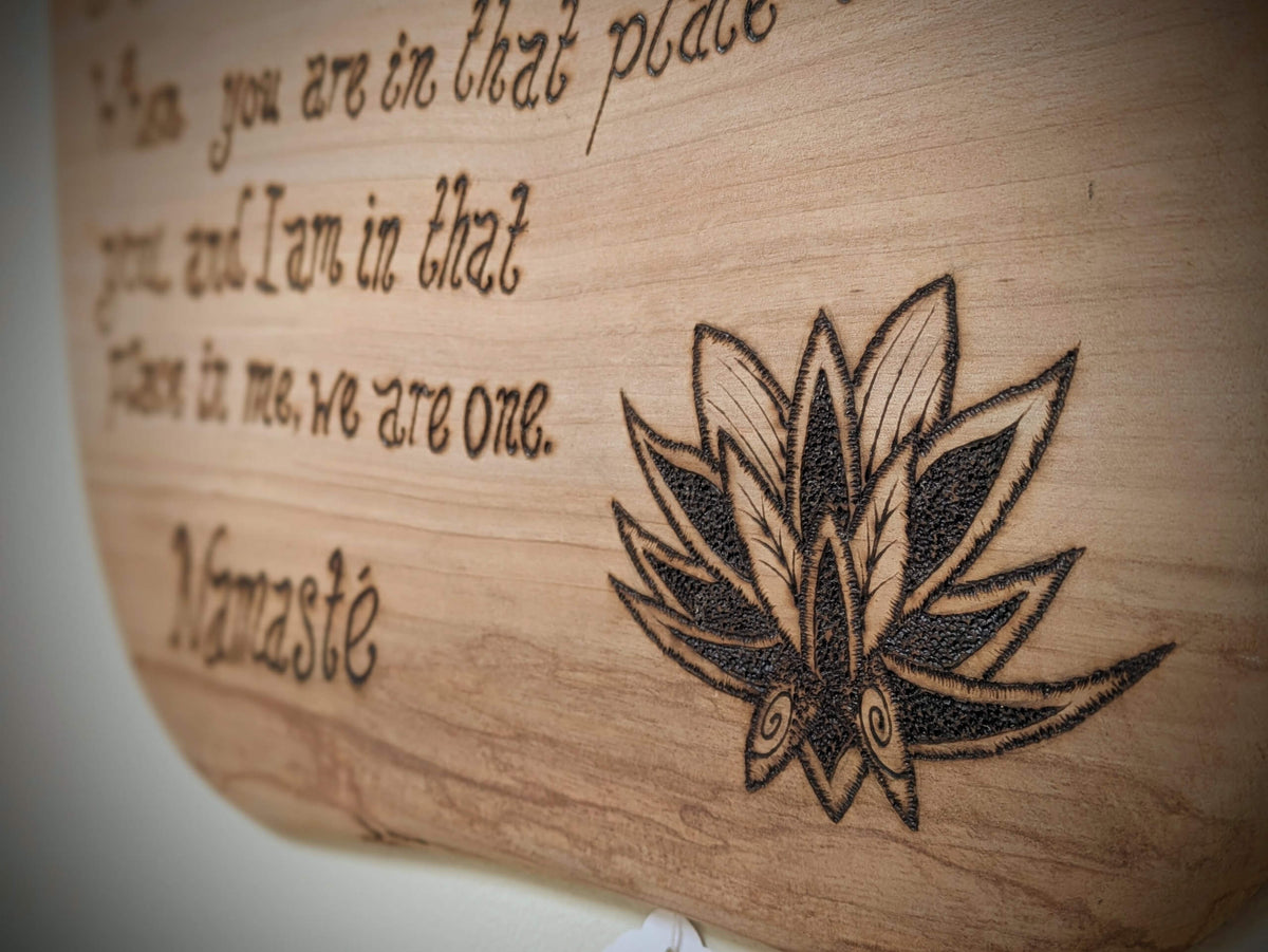 Woodworking, pyrography and spirituality courses