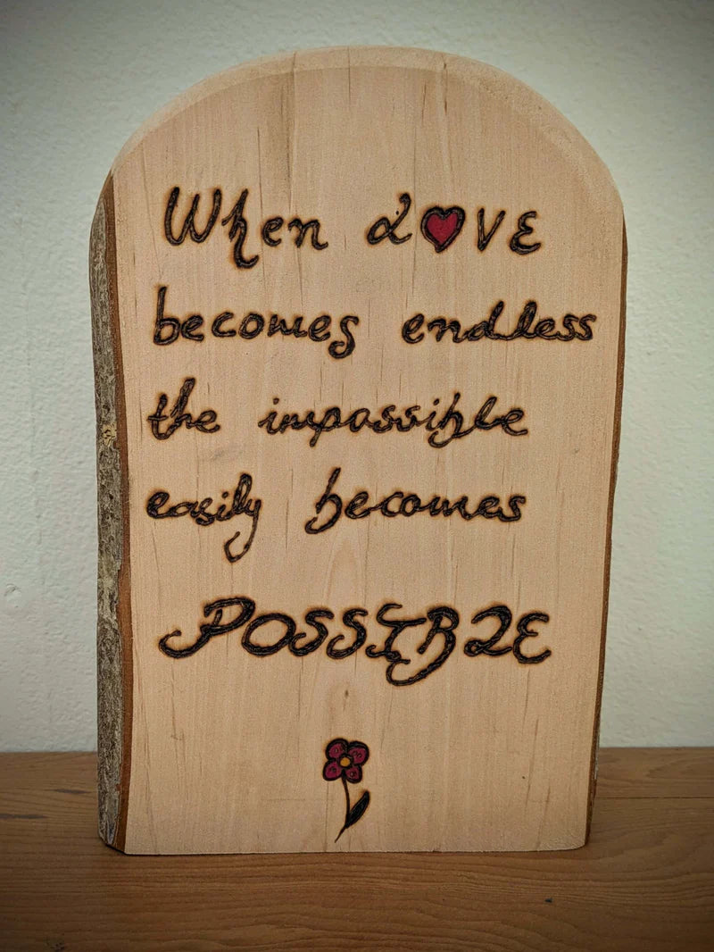 When Love Becomes Endless Pyrography