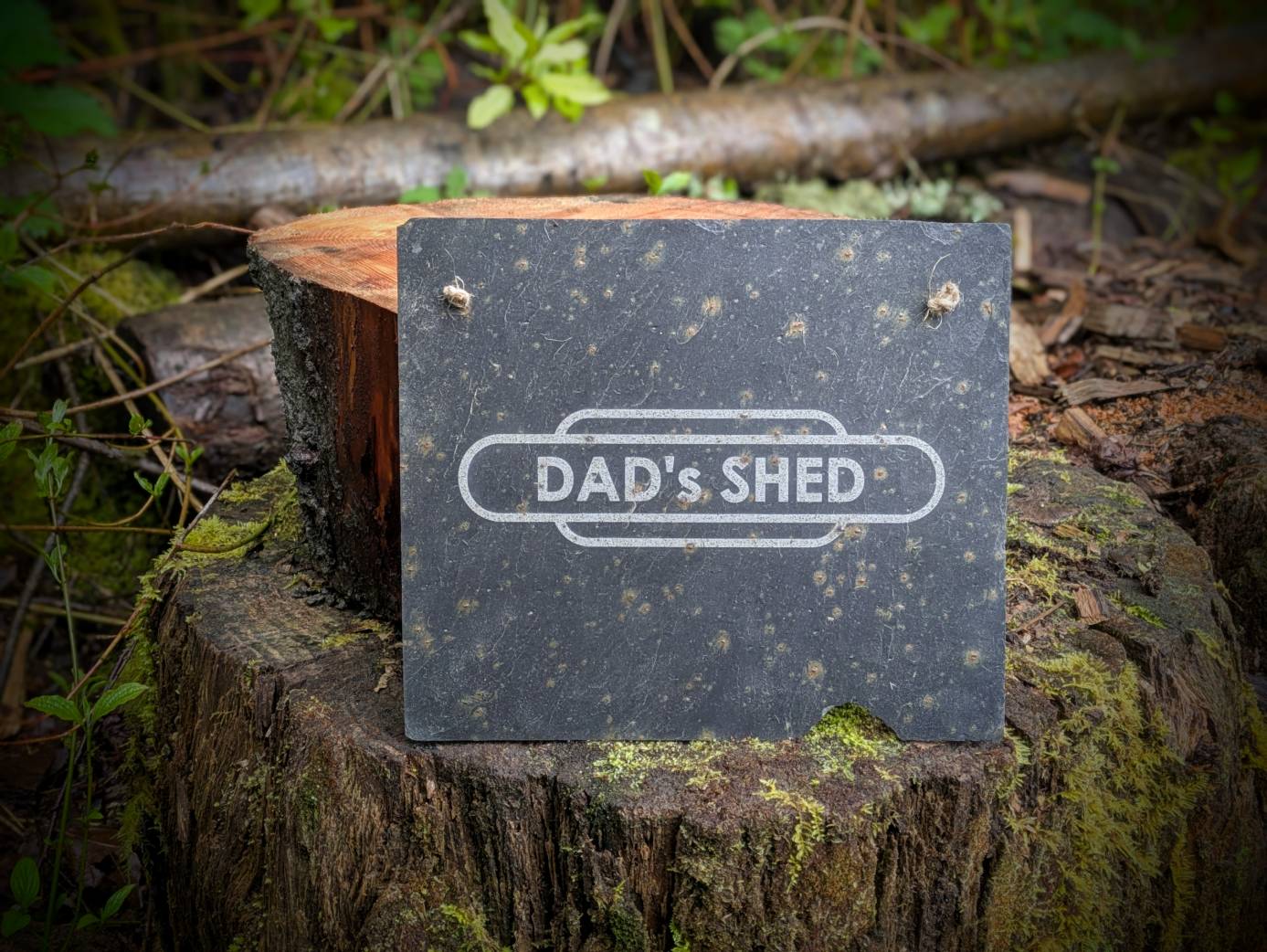 Reclaimed Historical Welsh Slate Hanging Wall Plaque – Custom Laser Engraved