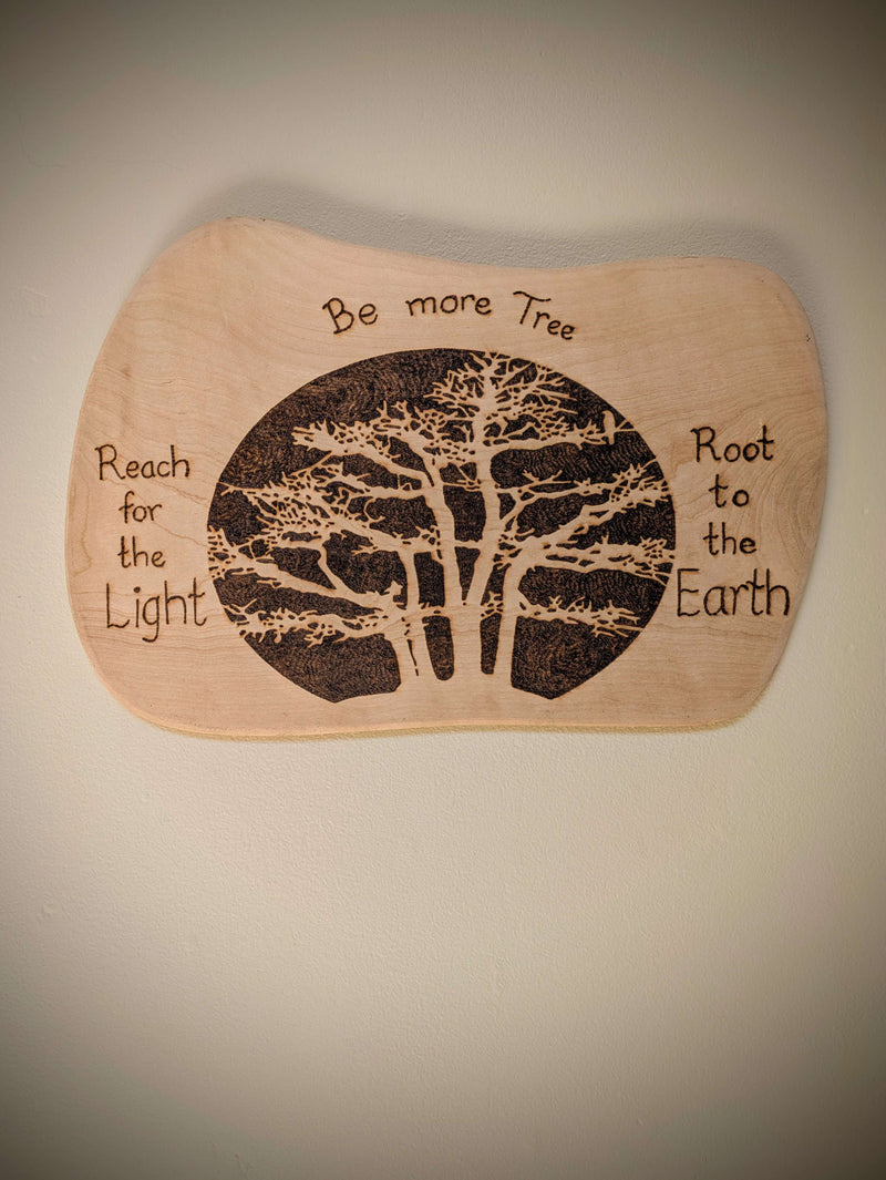Be more tree roots pyrography, woodburning 