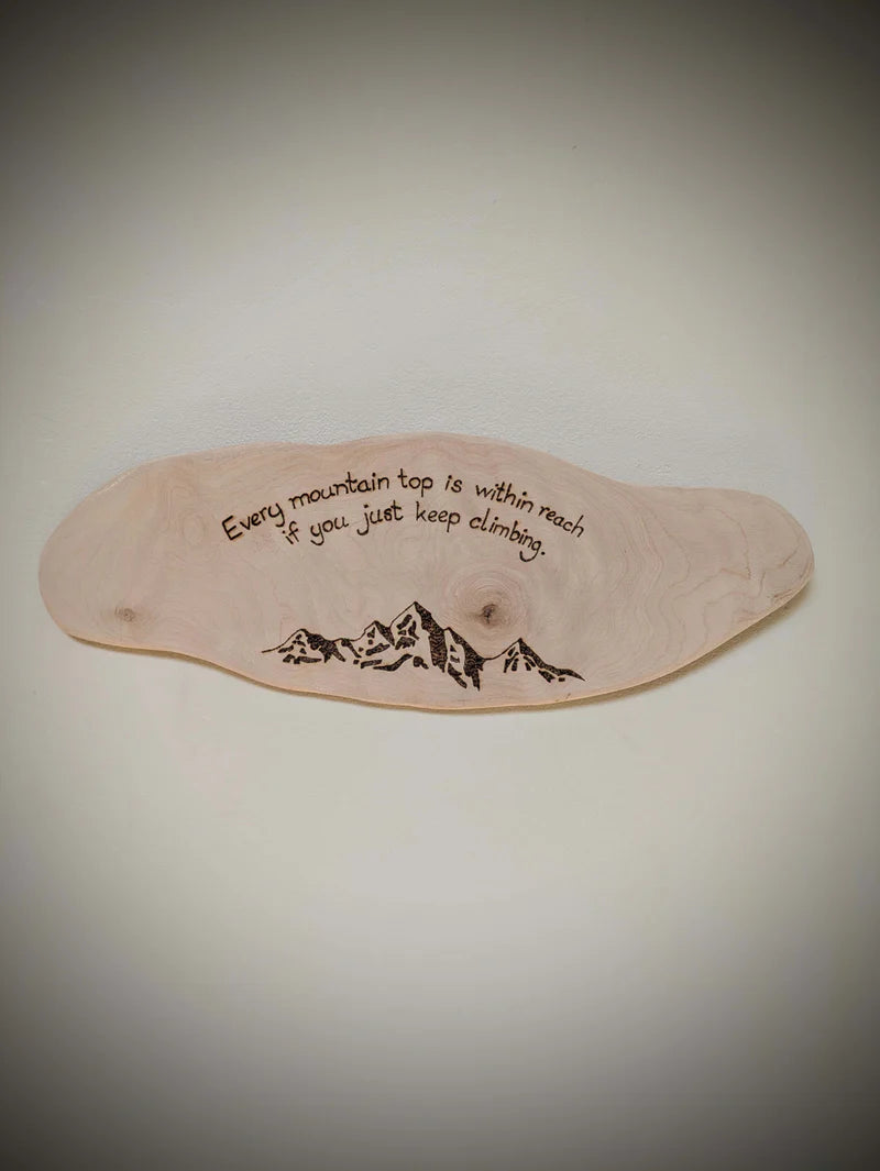 Every Mountain Pyrography