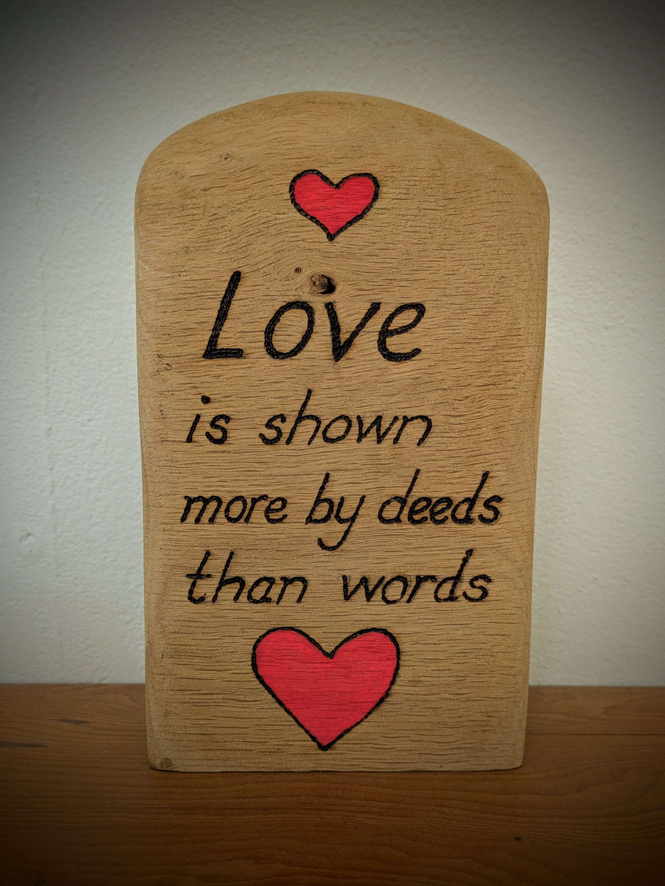 Love & Friendship Pyrography