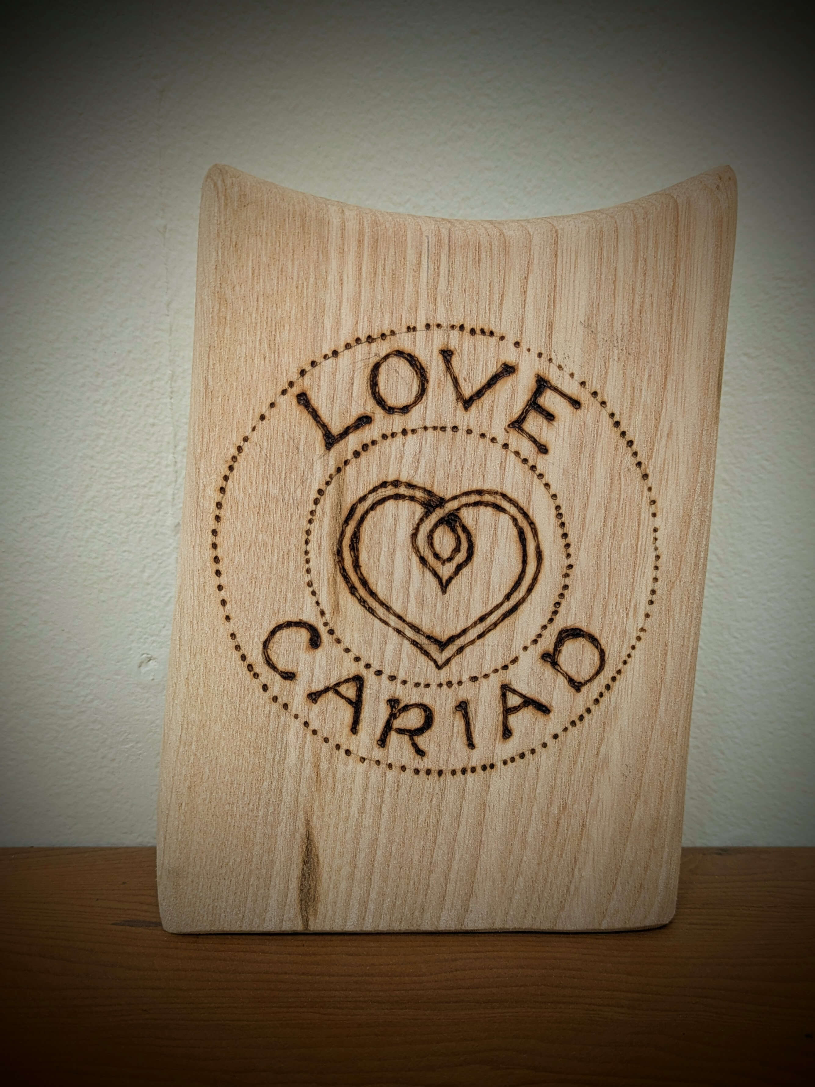 Love & Friendship Pyrography