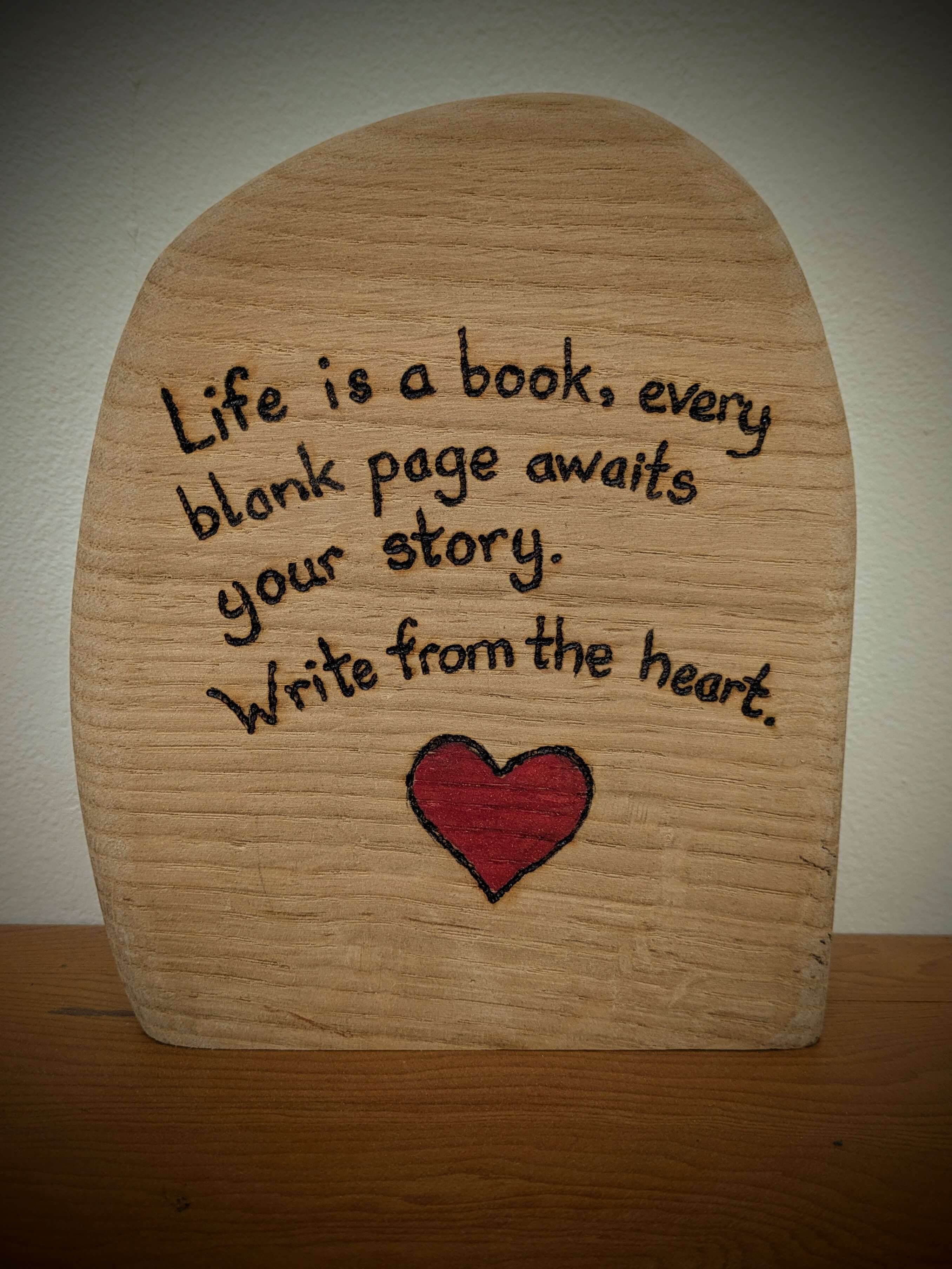 Love & Friendship Pyrography