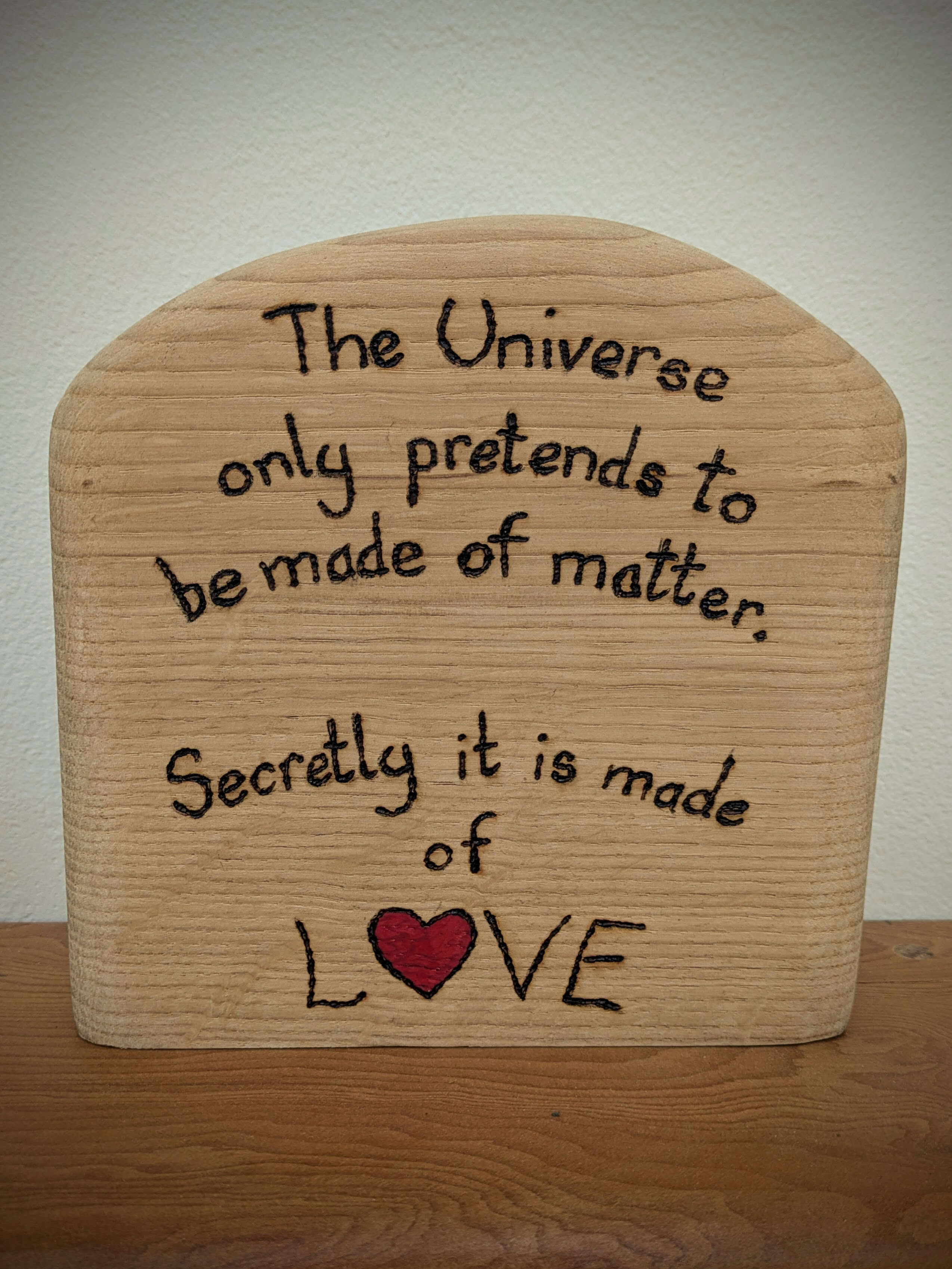 Love & Friendship Pyrography
