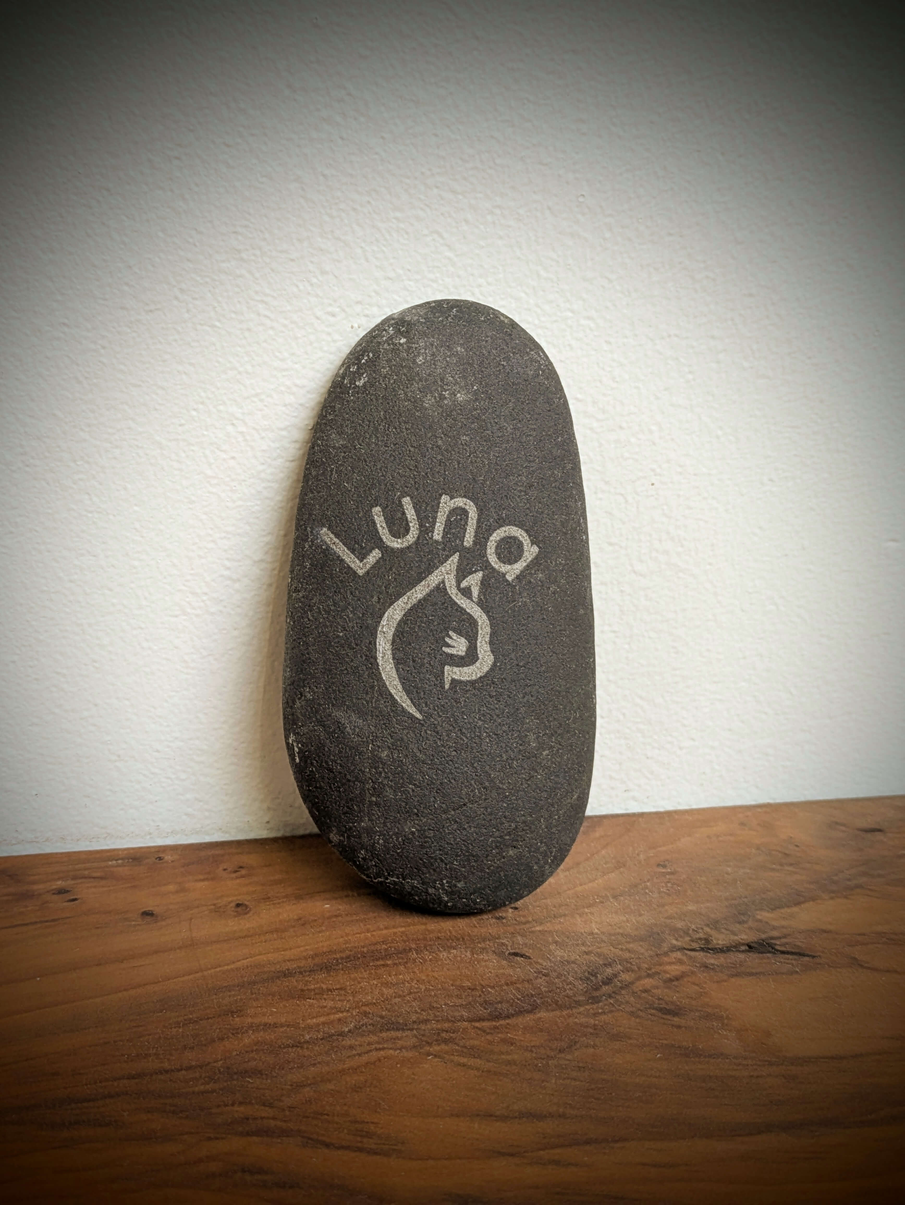 Laser Engraved Cat Memory Pebbles