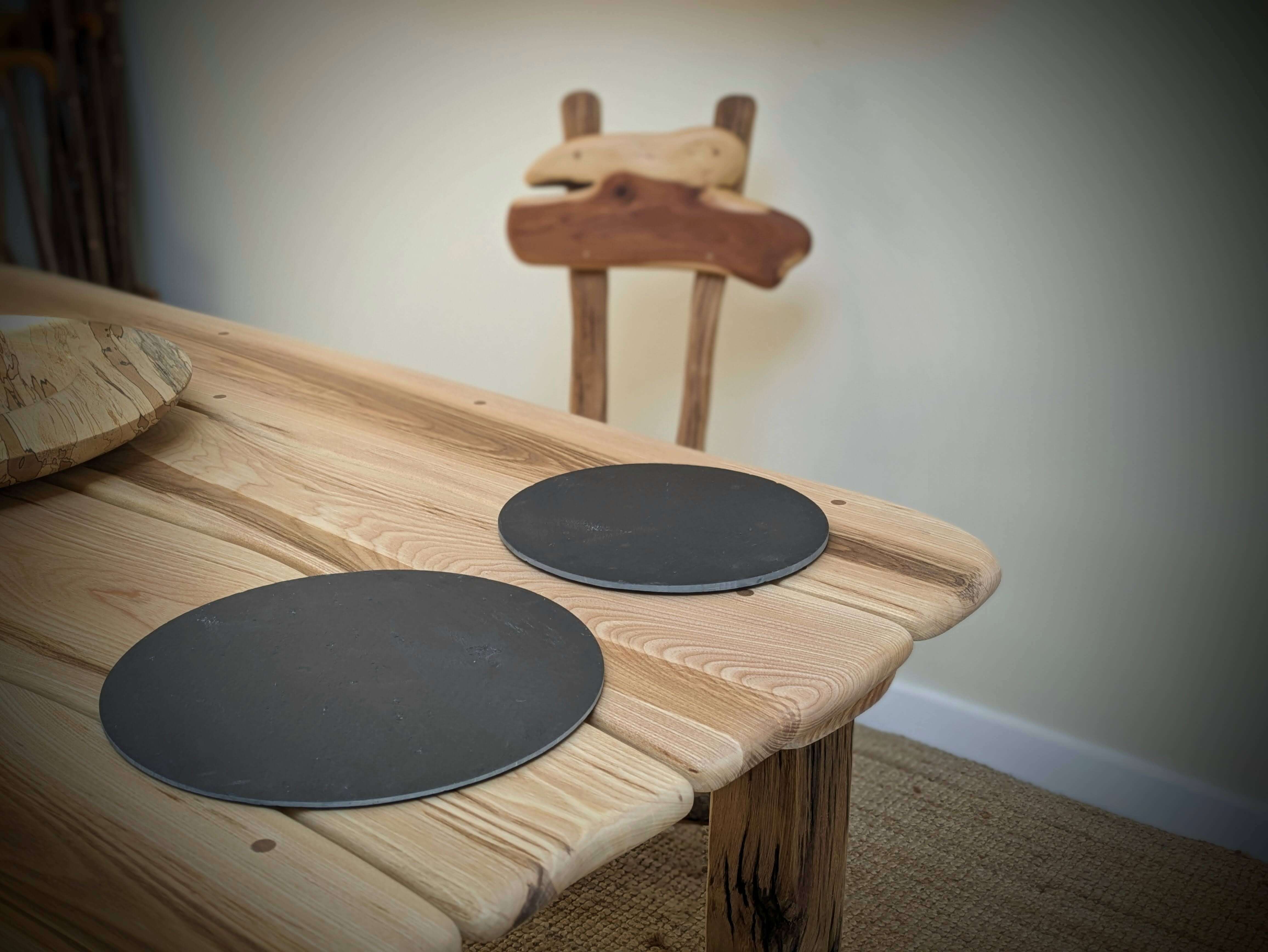 Round Slate Placemats